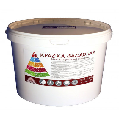 Краска в/э Фасадная Пирамида, 13 кг