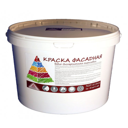 Краска в/э Фасадная Пирамида, 13 кг